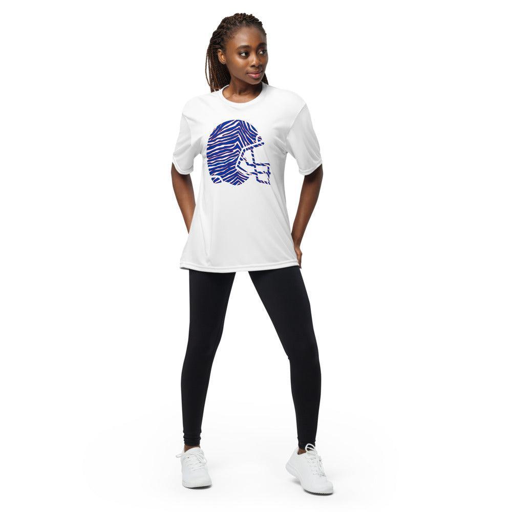 Football Team - Helmet - Performance Crew Neck T-Shirt - Smash It Sports