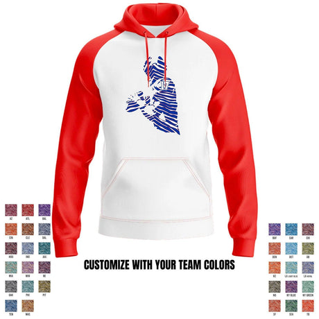 Football Team - Player - Performance Defender Hoodie - Red - Smash It Sports