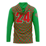 Gem Gloves Holiday Bling - Hooded Long Sleeve (Customized Buy-In)