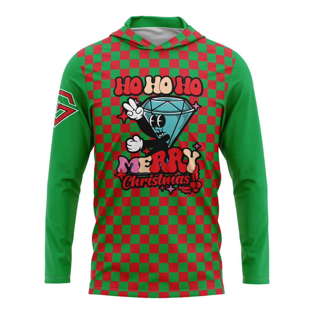 Gem Gloves Holiday Bling - Hooded Long Sleeve (Customized Buy-In)