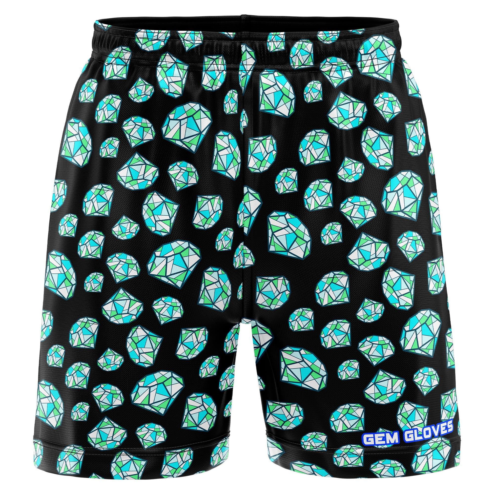 Gem Gloves Mesh Shorts - Diamonds - Smash It Sports
