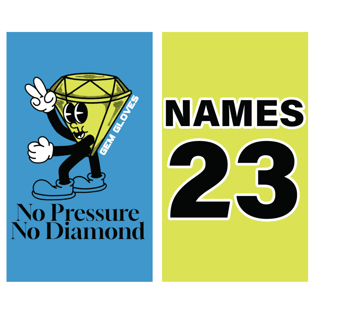 Gem Gloves No Pressure Bag Tag - Smash It Sports