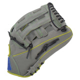Gem Gloves Softball Fielding Glove - GEM010 Charcoal/Black/Neon Green - Smash It Sports