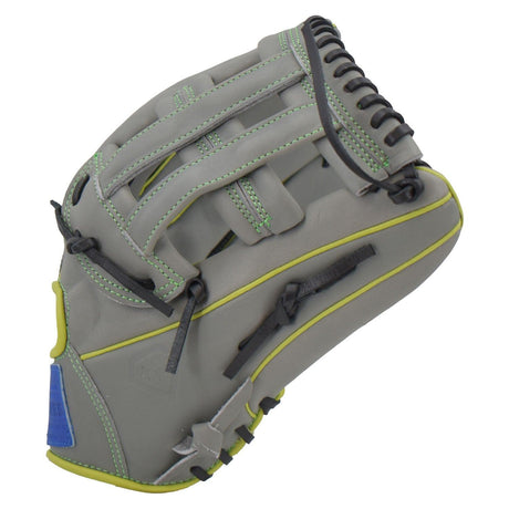 Gem Gloves Softball Fielding Glove - GEM010 Charcoal/Black/Neon Green - Smash It Sports