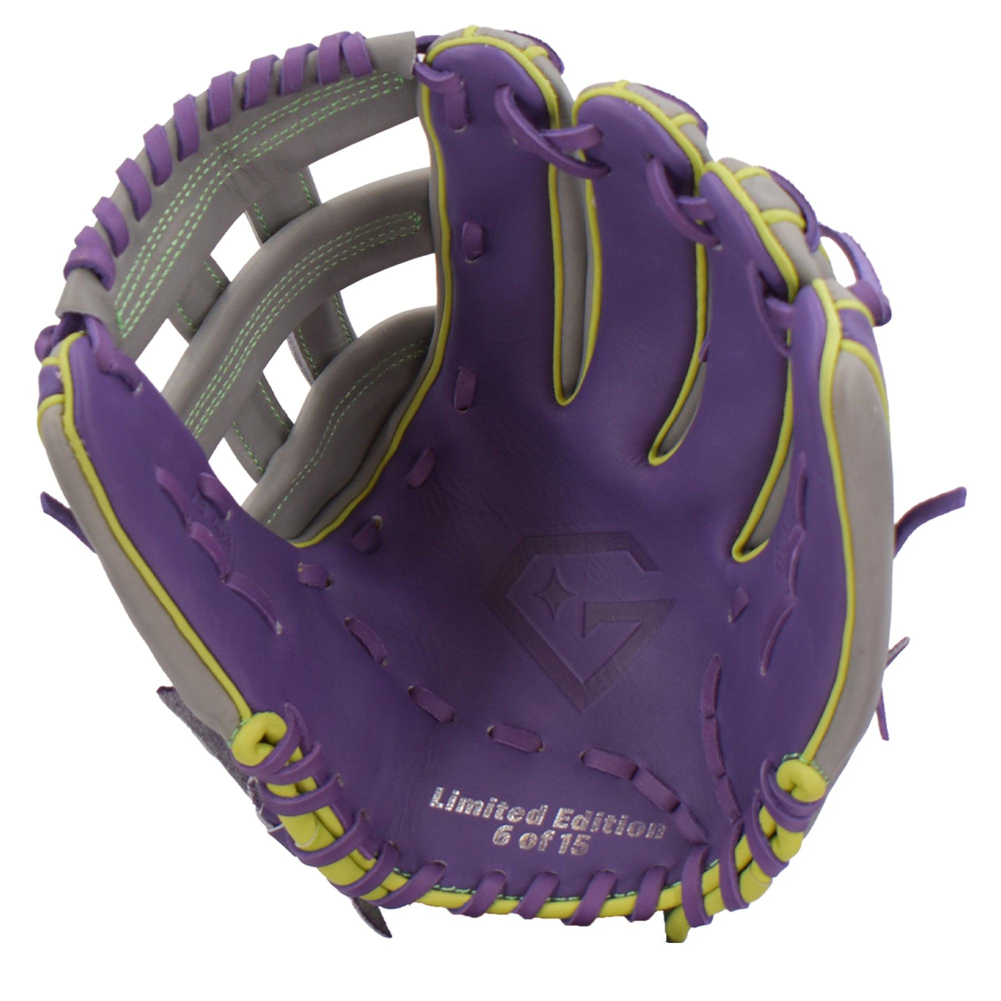 Gem Gloves Softball Fielding Glove - GEM042 Electric Grape