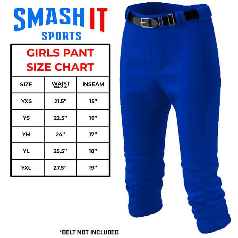 Smash It Sports Youth/Girls Select Elite Fastpitch Softball Pants