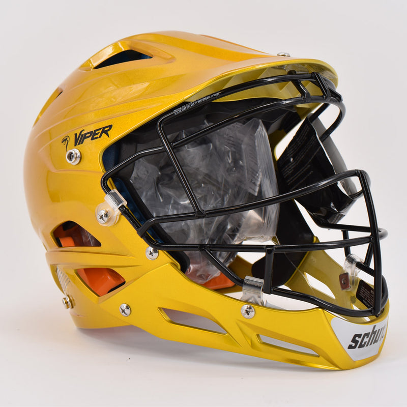 Viper Softball Pitchers Helmet  Gold Metallic
