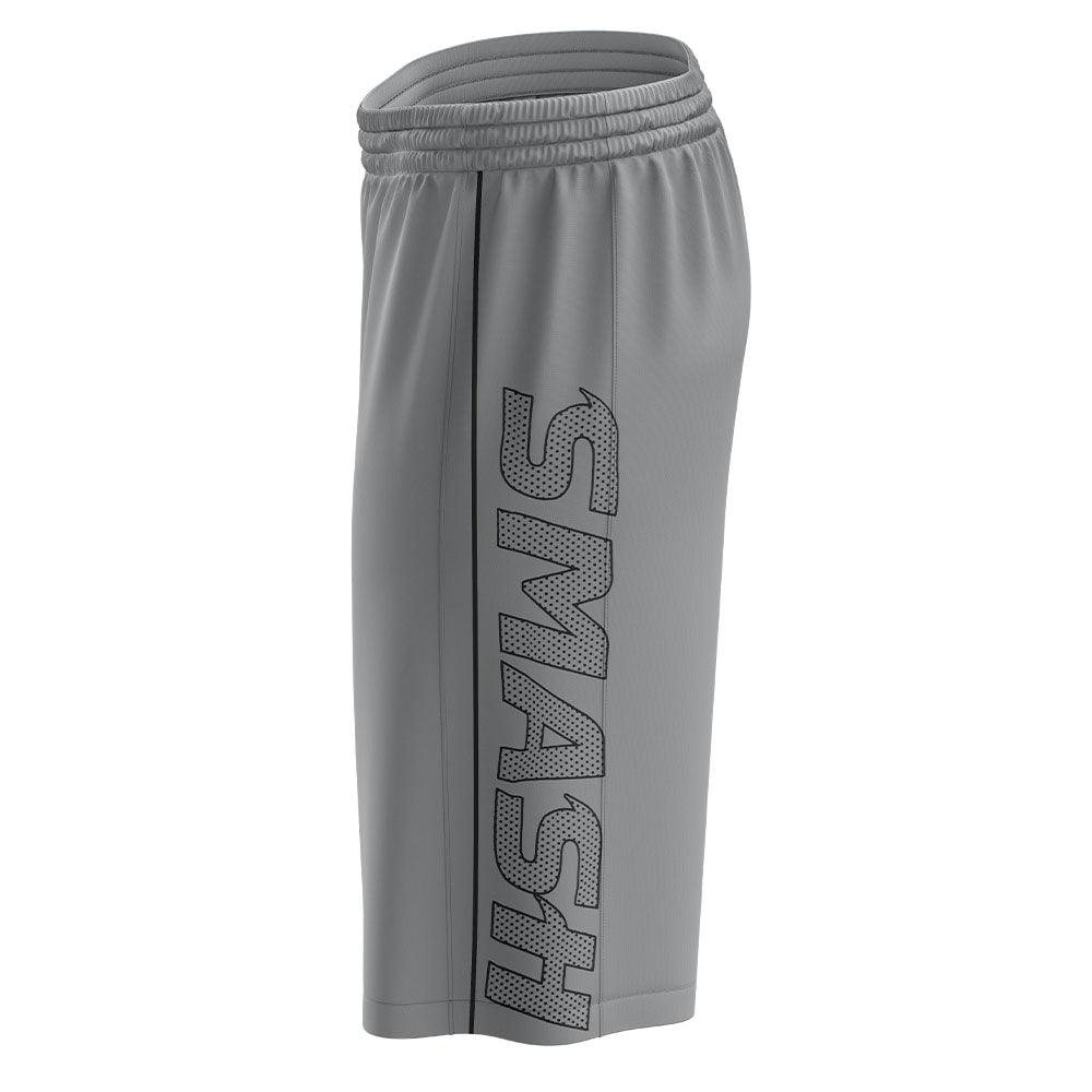 SIS Microfiber Shorts (Grey) - Smash It Sports