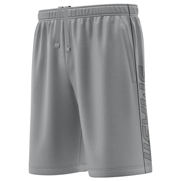SIS Microfiber Shorts (Grey) - Smash It Sports