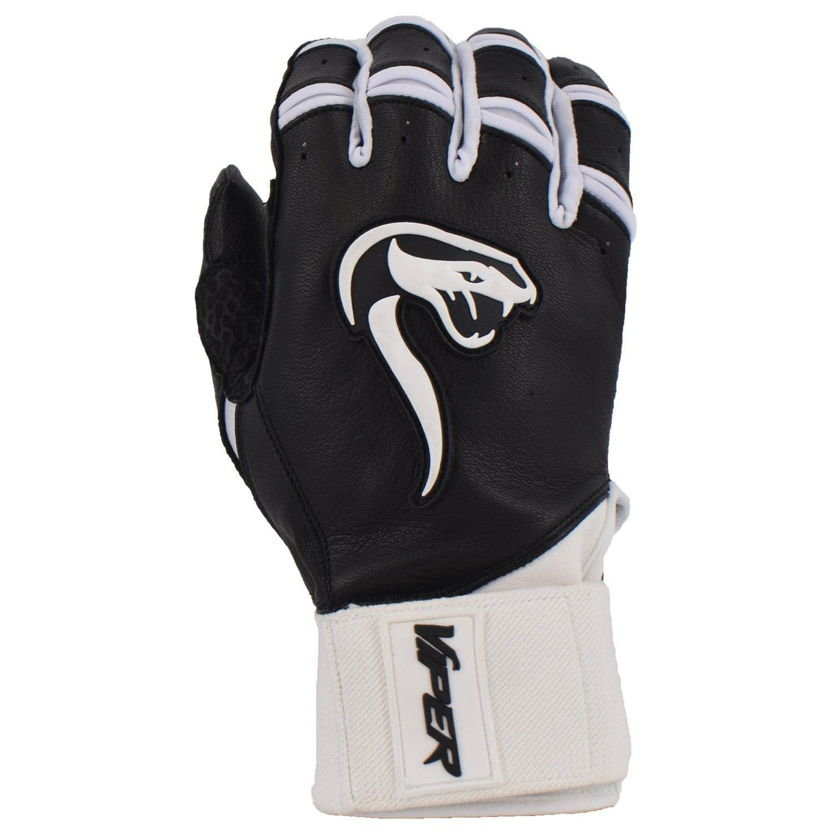 Grindstone Long Cuff Batting Glove - Black/White - Smash It Sports