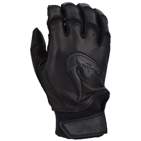 Grindstone Short Cuff Batting Glove - Black - Smash It Sports