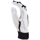 Grindstone Short Cuff Batting Glove - White/Black - Smash It Sports