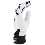 Grindstone Short Cuff Batting Glove - White/Black - Smash It Sports