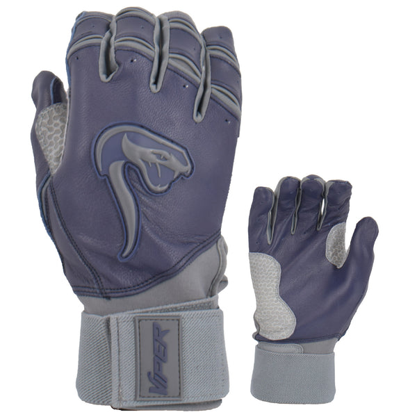 Grindstone Long Cuff Batting Glove - Navy/Charcoal