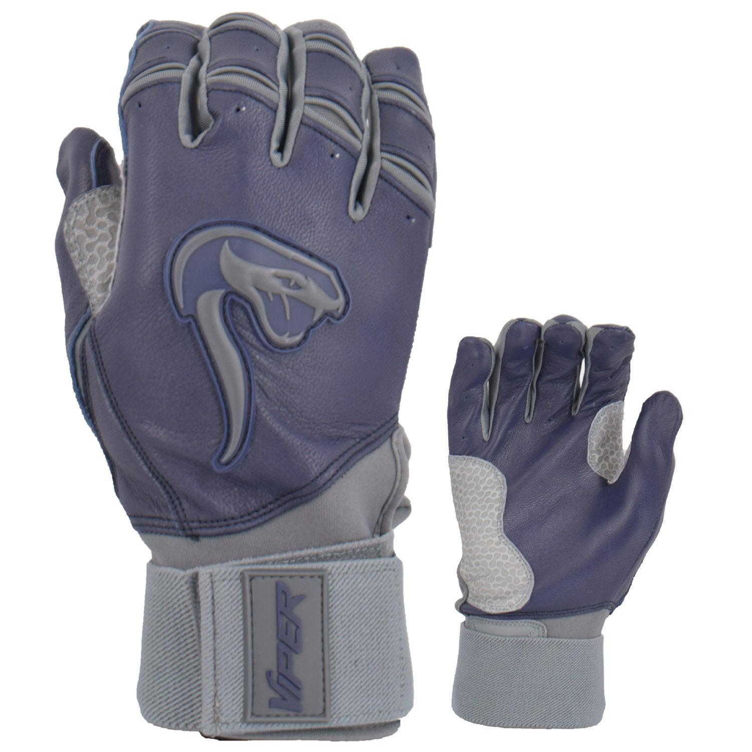 Grindstone Long Cuff Batting Glove - Navy/Charcoal - Smash It Sports