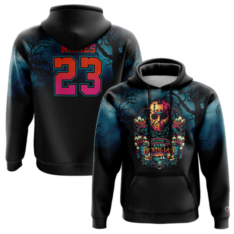Smash It Sports Halloween Hoodie - Camp Crystal Lake (Customized Buy-In)