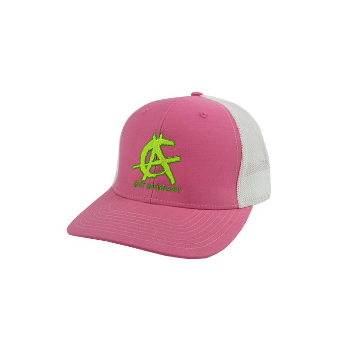 Anarchy Hat by Richardson (R112) SNAP BACK-Pink/White/Pink/Neon Green/Volt - Smash It Sports