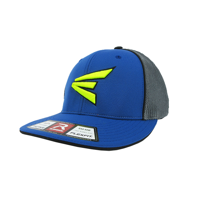 Easton Hat by Richardson (R165) Blue/Charcoal/Blue/Black/Volt - Smash It Sports