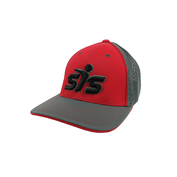 Smash It Sports Hat by Pacific (404M) Graphite/Graphite/Red/Graphite/Black - Smash It Sports