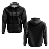 Smash It Sports Fleece Hoodie - Shadow Black/Grey