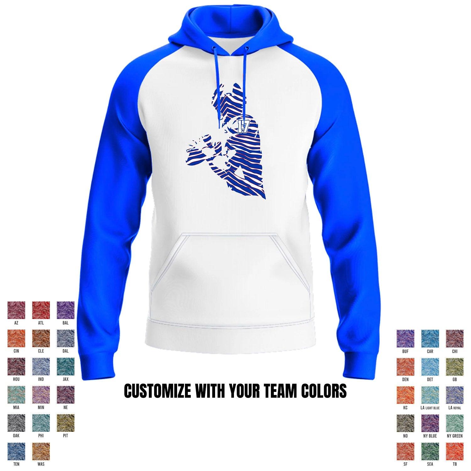 Football Team - Player - Performance Defender Hoodie - Royal - Smash It Sports