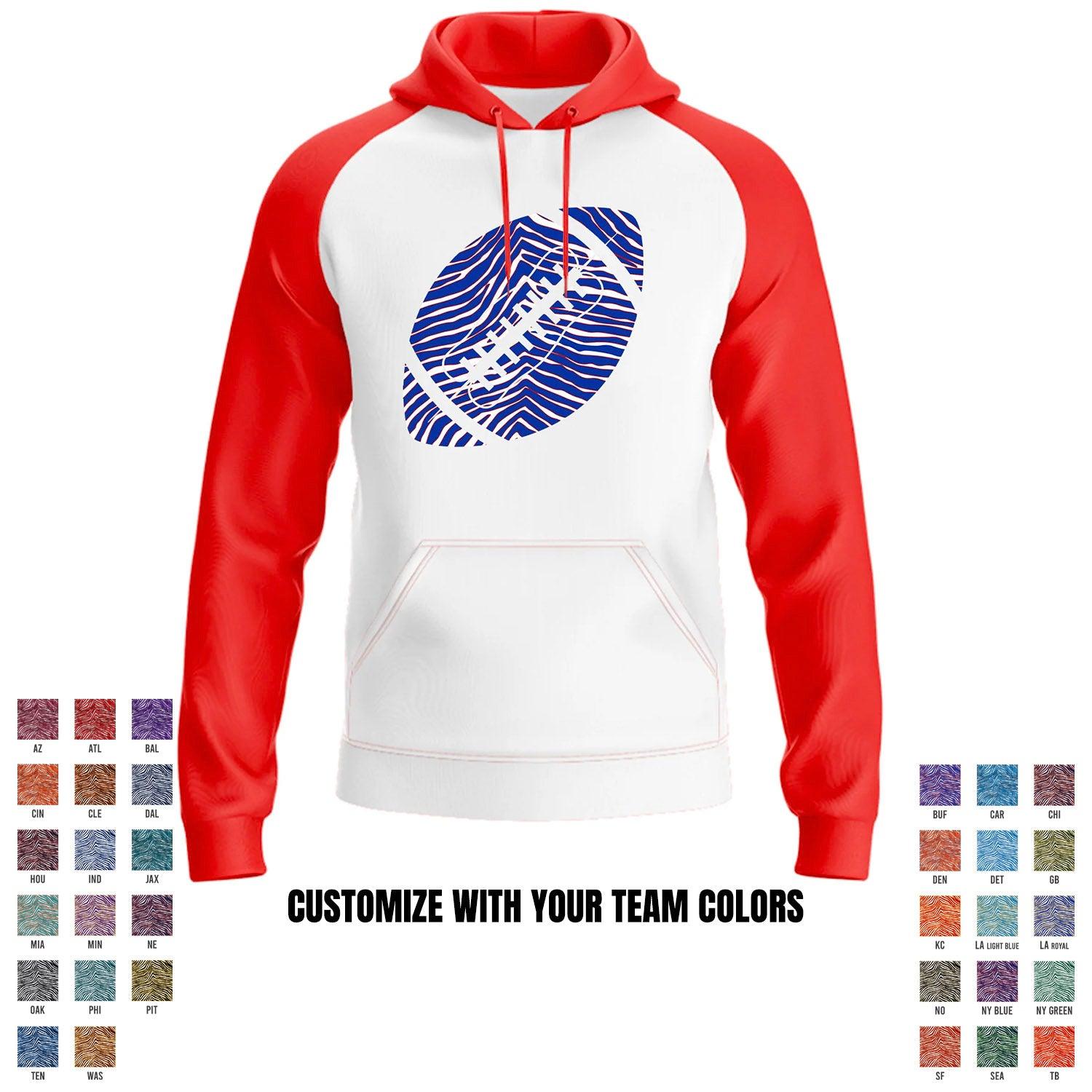 Football Team - Football - Performance Defender Hoodie - Red - Smash It Sports