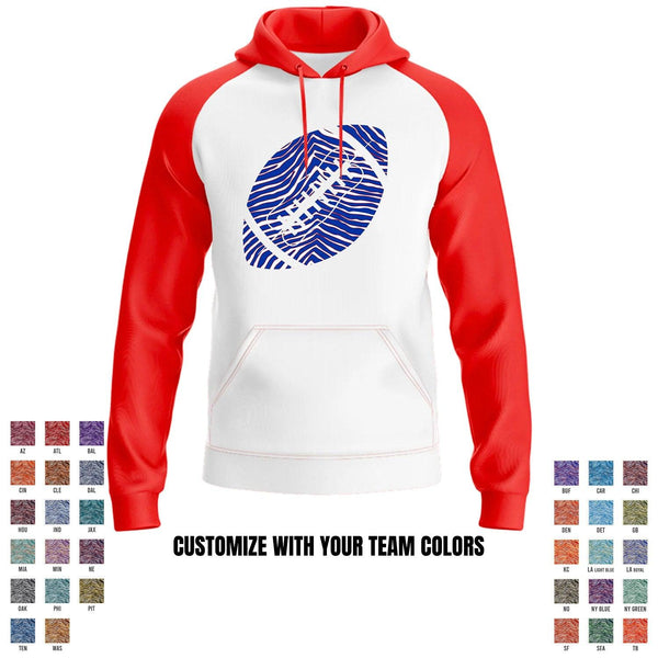 Football Team - Football - Performance Defender Hoodie - Red - Smash It Sports