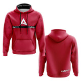 Anarchy Fleece Hoodie - Red/Black