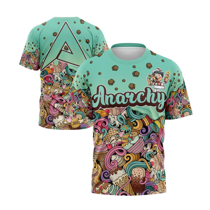 Anarchy Bat Company Short Sleeve Shirt - Mint Chocolate Chip - Smash It Sports