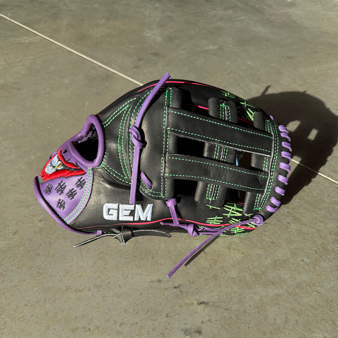 Gem Gloves Baseball Fielding Glove - GEM086 Joker 2.0 Black