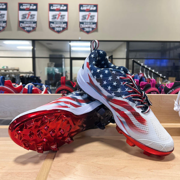 Smash It Sports X Lite Molded Cleat USA Chrome available with Fast and Free shipping