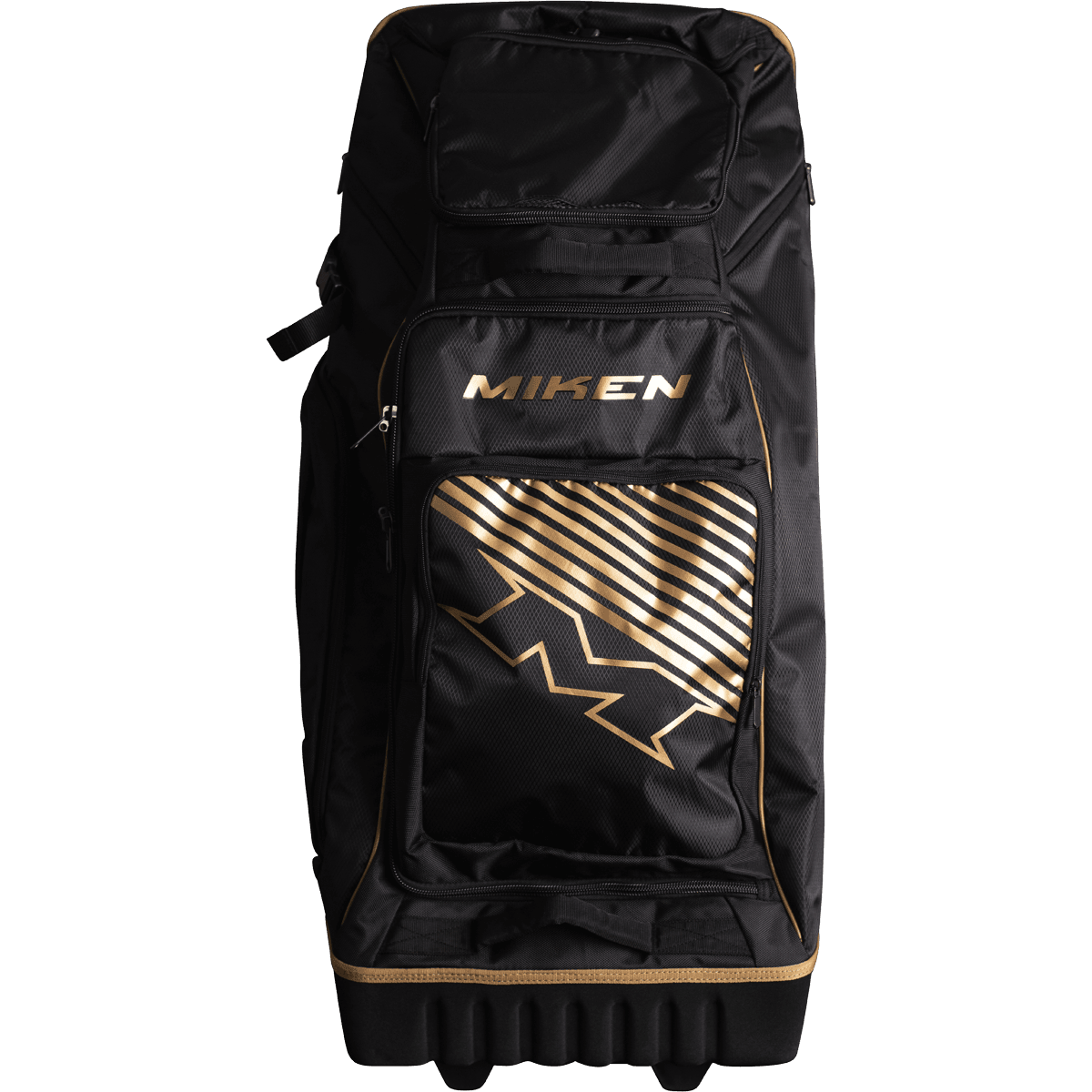 Miken Gold Edition Deluxe Slowpitch Wheeled Roller Bag - M-DLUXWB-BKGO - Smash It Sports