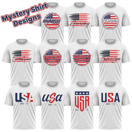 Mystery USA Theme Short Sleeve Shirt - Smash It Sports