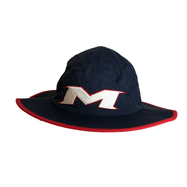 Miken Bucket Hat- Navy Hat/White M