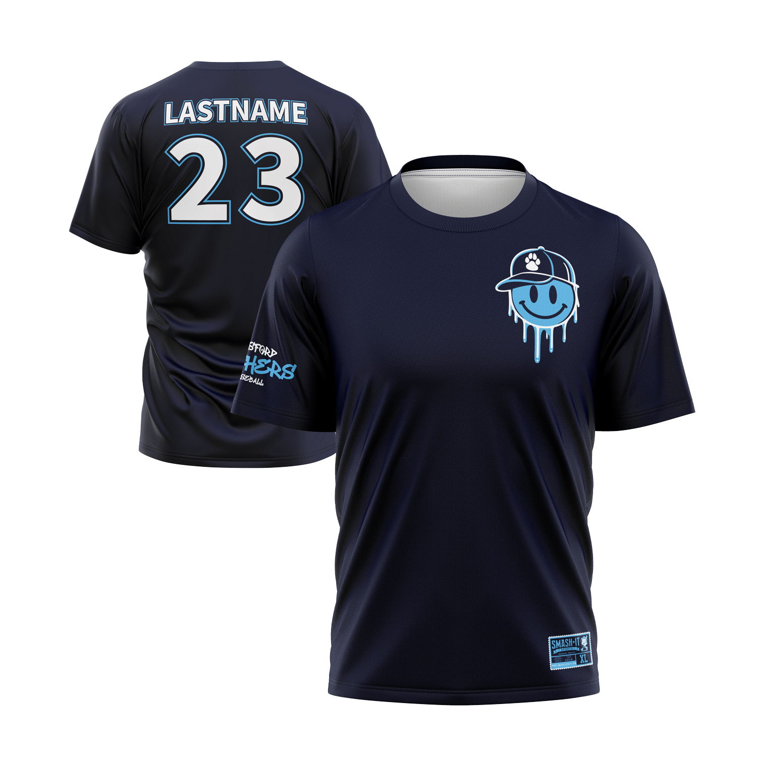 Pittsford Panthers Baseball Full Dye T-Shirt (Multiple Designs)