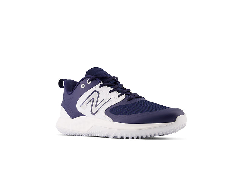 New Balance Men's Fresh Foam 3000 V6 Turf Baseball Shoes - Navy with White - T3000TN6 - Smash It Sports