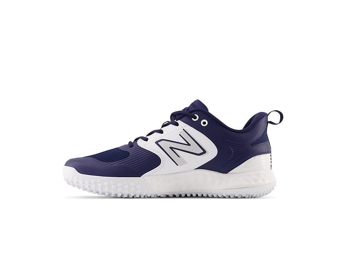 New Balance Men's Fresh Foam 3000 V6 Turf Baseball Shoes - Navy with White - T3000TN6 - Smash It Sports