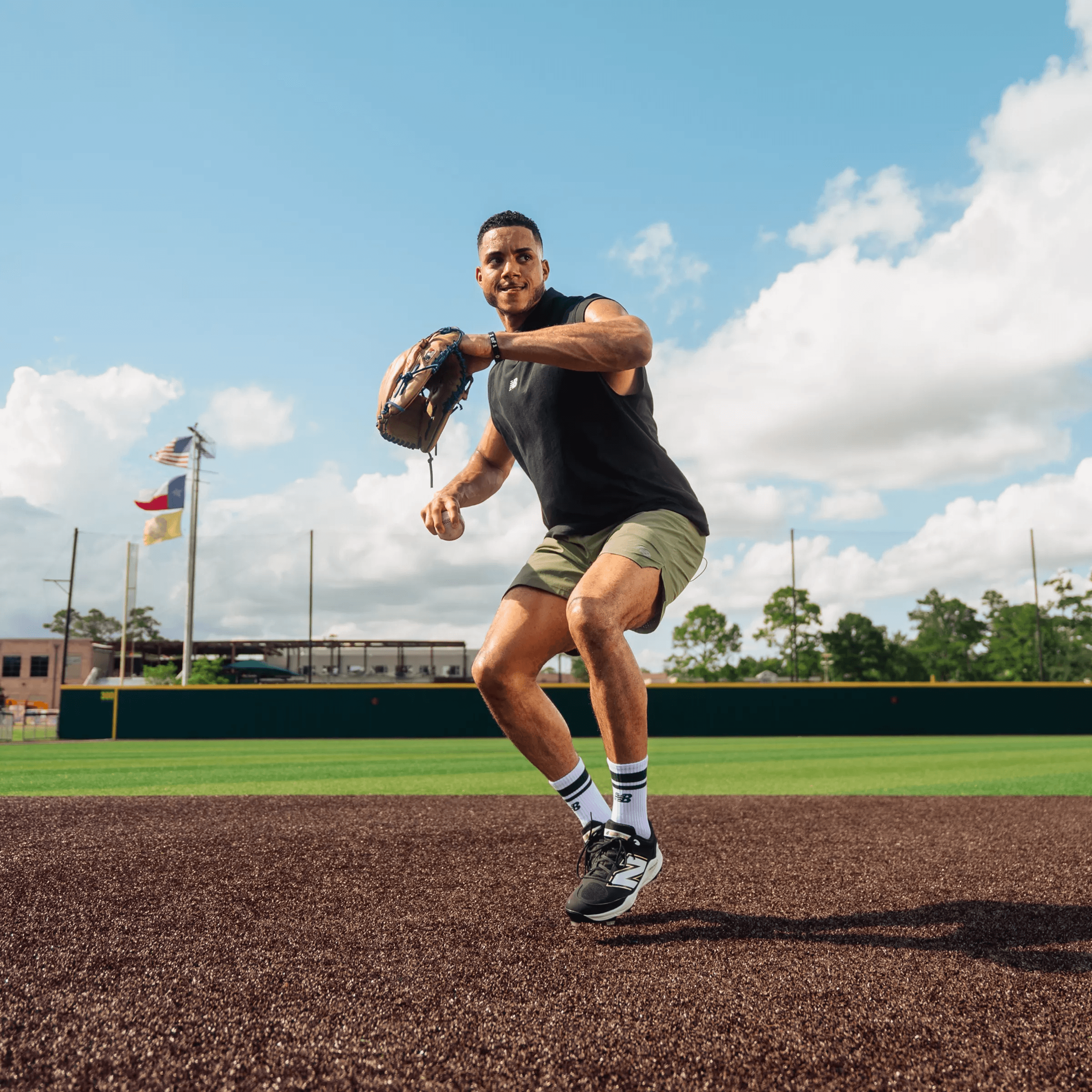 New Balance Men's Fresh Foam 3000 v7 Molded Baseball Cleats - Black - PL3000K7 - Smash It Sports