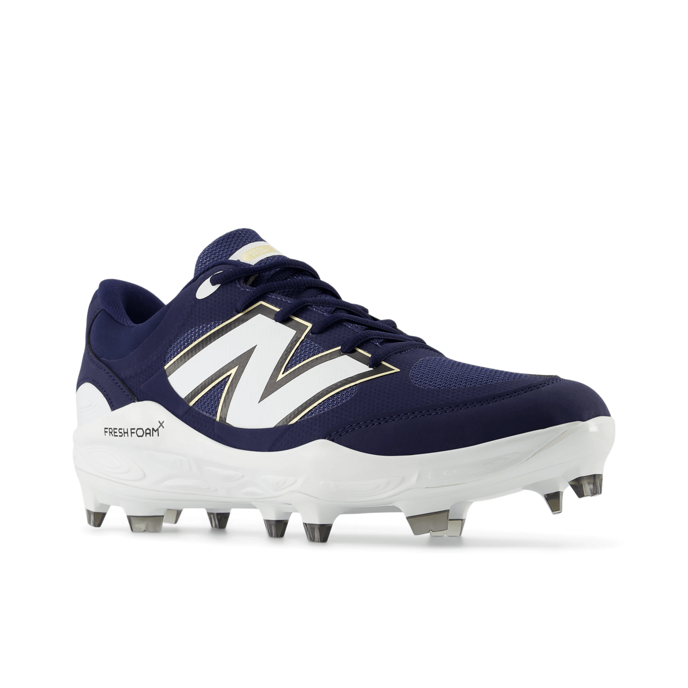 New Balance Men's Fresh Foam 3000 v7 Molded Baseball Cleats - Navy - PL3000N7 - Smash It Sports