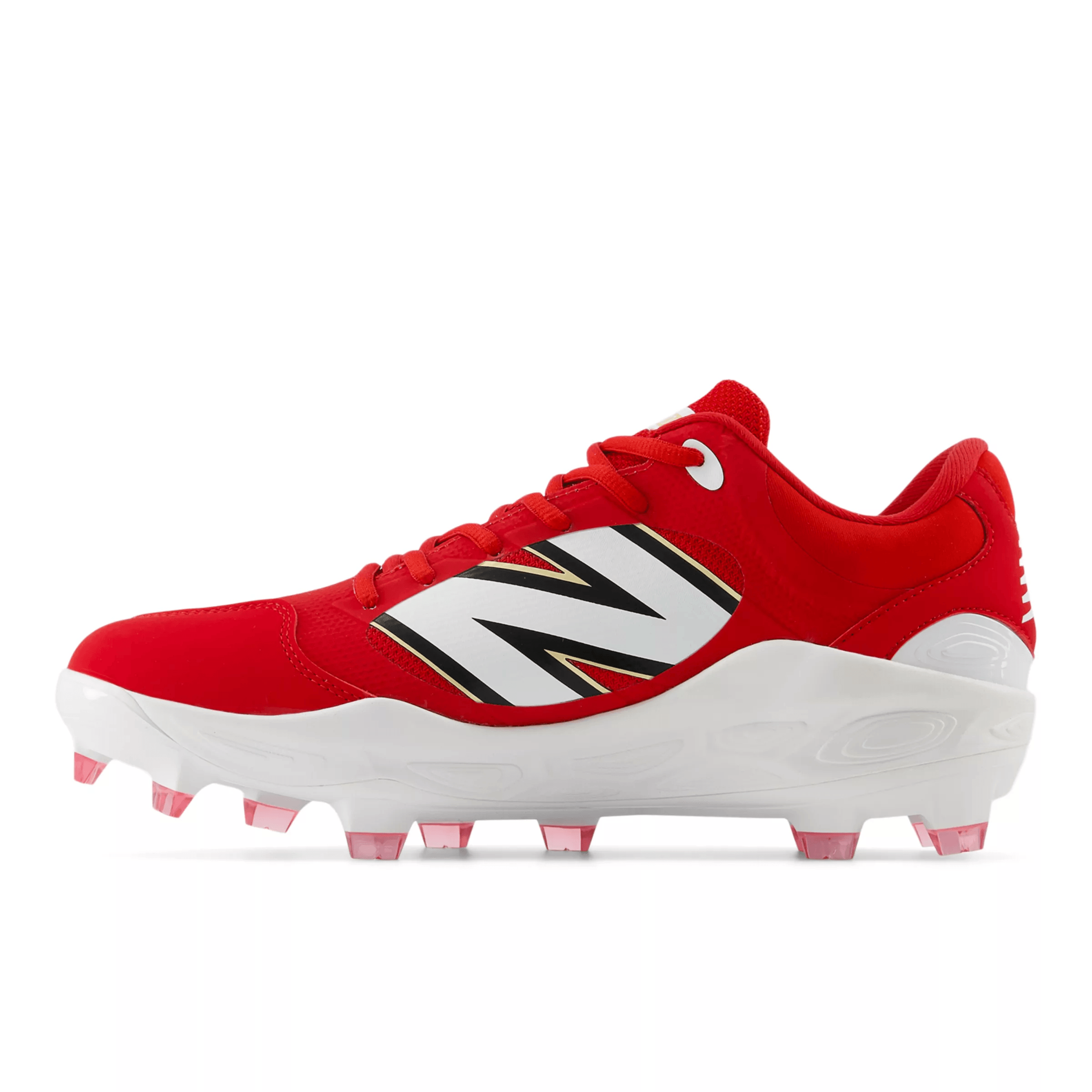 New Balance Men's Fresh Foam 3000 v7 Molded Baseball Cleats - Red - PL3000R7 - Smash It Sports