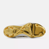 New Balance Men's Fresh Foam 3000 v7 Molded Baseball Cleats - White/Gold - PL3000L7 - Smash It Sports