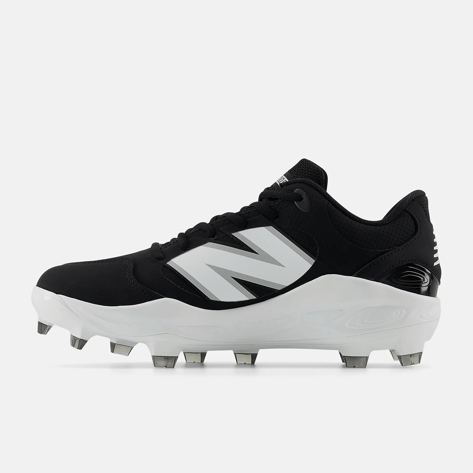 New Balance Men's Fresh Foam 3000 v7 Synthetic Molded Baseball Cleats - Black - PL3000S7 - Smash It Sports