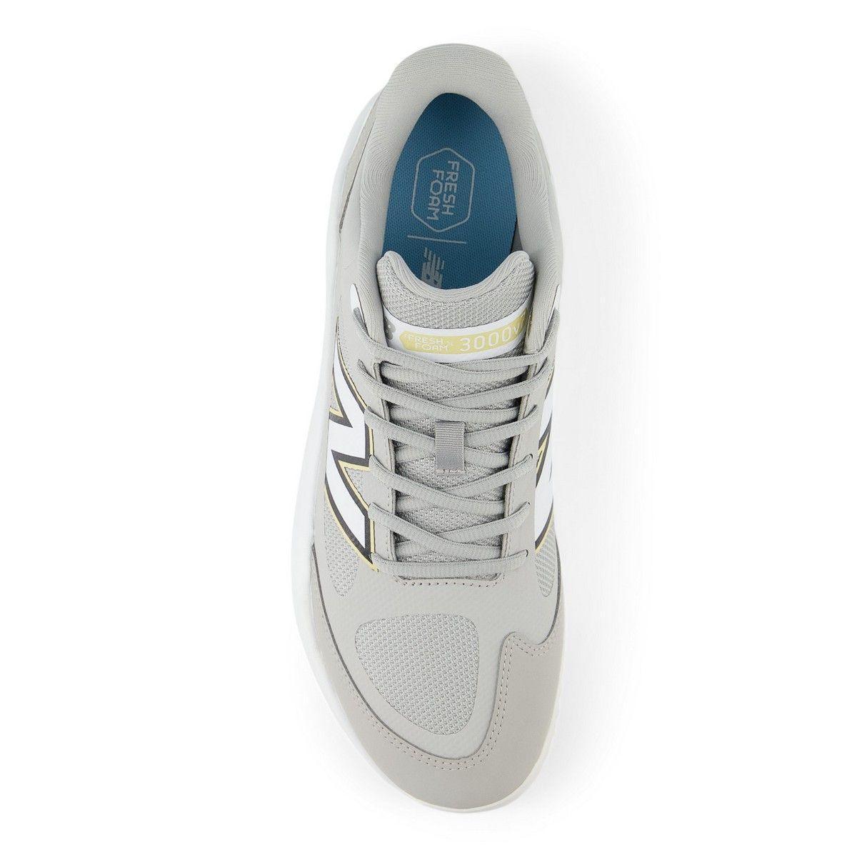 New Balance Men's Fresh Foam 3000 v7 Turf Baseball Shoes - Grey Raincloud - T3000TG7 - Smash It Sports