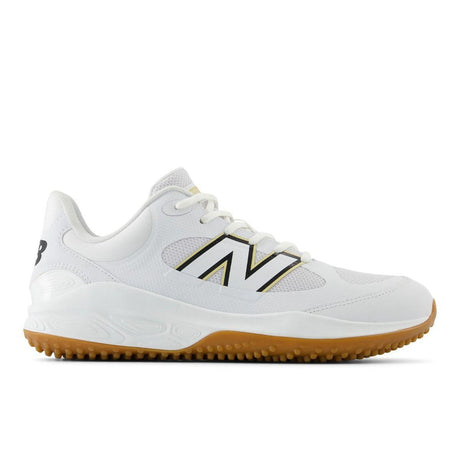 New Balance Men's Fresh Foam 3000 v7 Turf Baseball Shoes - White/Gum - T3000TW7 - Smash It Sports