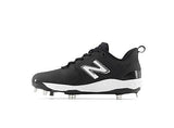 New Balance Men's Fresh Foam X 3000 V6 Metal Baseball Cleats - Black with White - L3000BK6 - Smash It Sports
