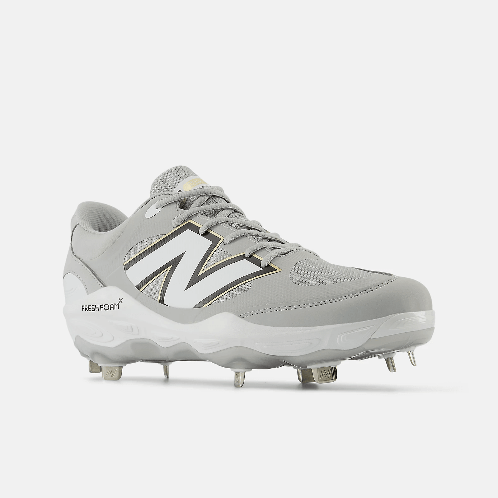 New Balance Men's Fresh Foam X 3000 v7 Metal Baseball Cleats - Raincloud - L3000TG7 - Smash It Sports
