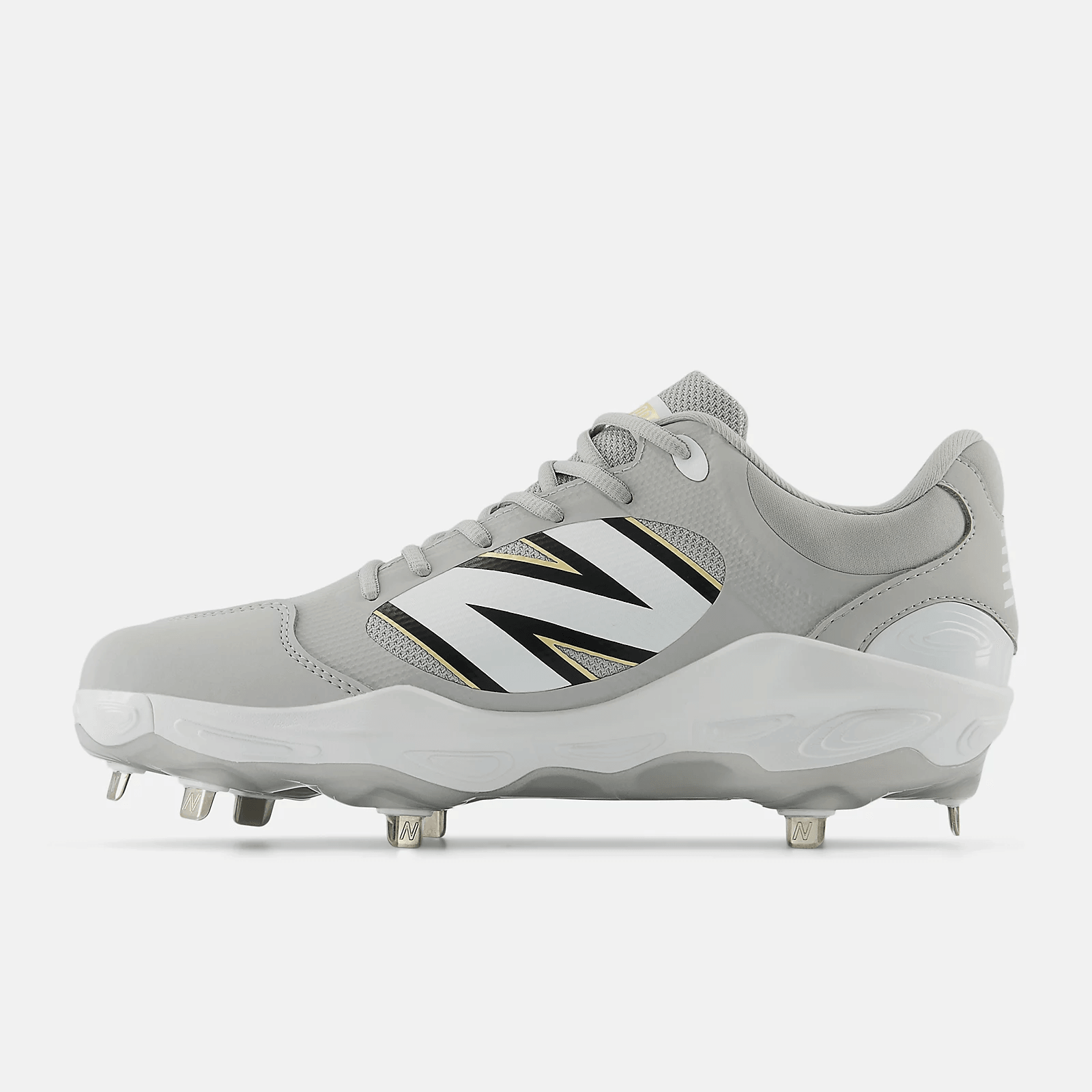 New Balance Men's Fresh Foam X 3000 v7 Metal Baseball Cleats - Raincloud - L3000TG7 - Smash It Sports