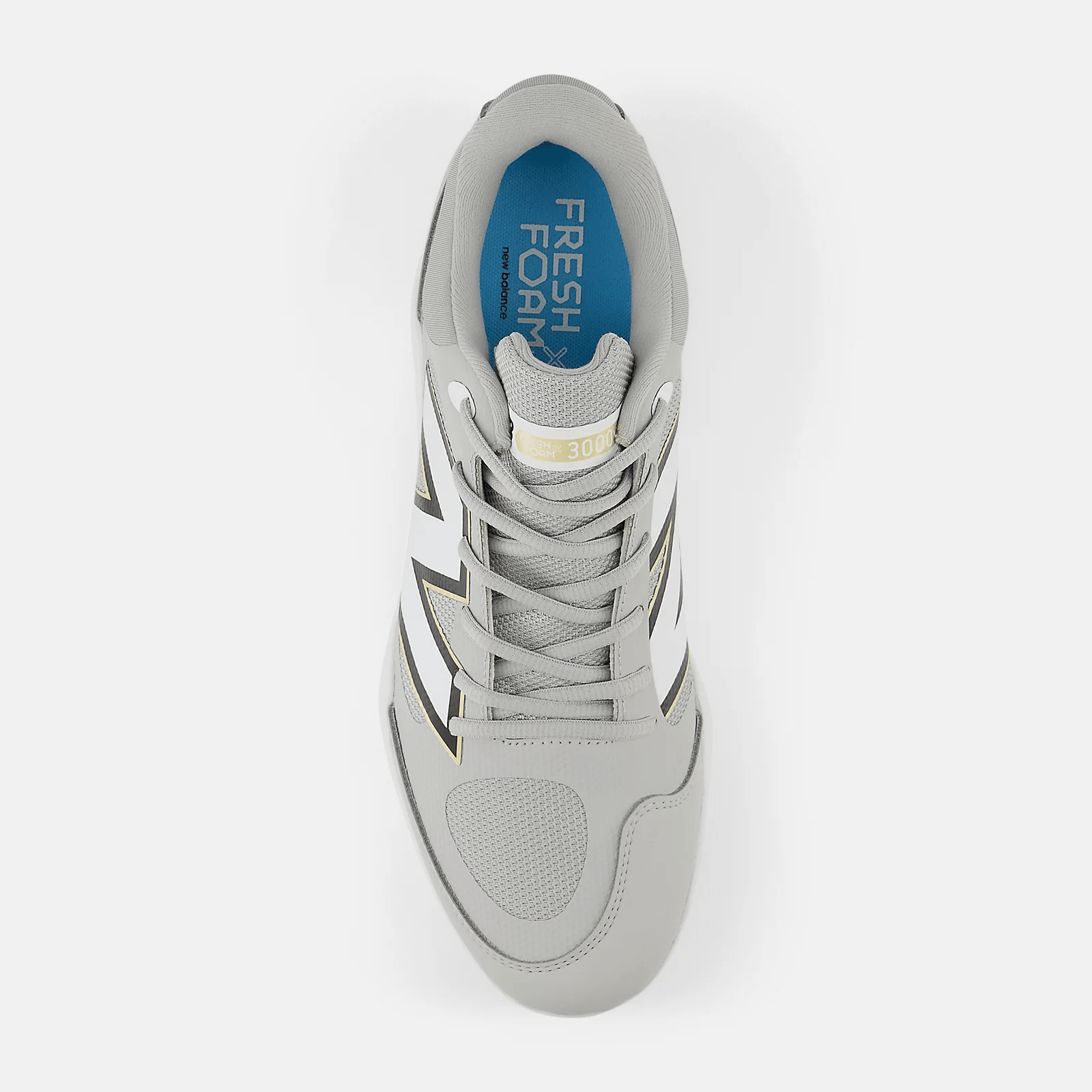 New Balance Men's Fresh Foam X 3000 v7 Metal Baseball Cleats - Raincloud - L3000TG7 - Smash It Sports