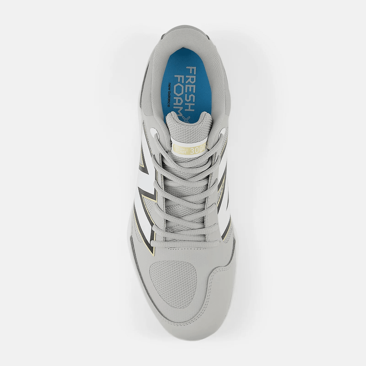 New Balance Men's Fresh Foam X 3000 v7 Metal Baseball Cleats - Raincloud - L3000TG7 - Smash It Sports
