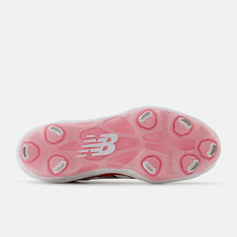 New Balance Men's Fresh Foam X 3000 v7 Metal Baseball Cleats - Red - L3000TR7 - Smash It Sports